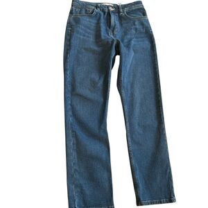 Zara Straight Leg Jeans Medium Wash Size 6 Trendy Denim Classi Vintage inspired
